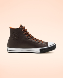 Converse, Tenisi Inalti Barbati Winter GORE-TEX Chuck Taylor All Star MYLZO0953, Maro/Portocalii